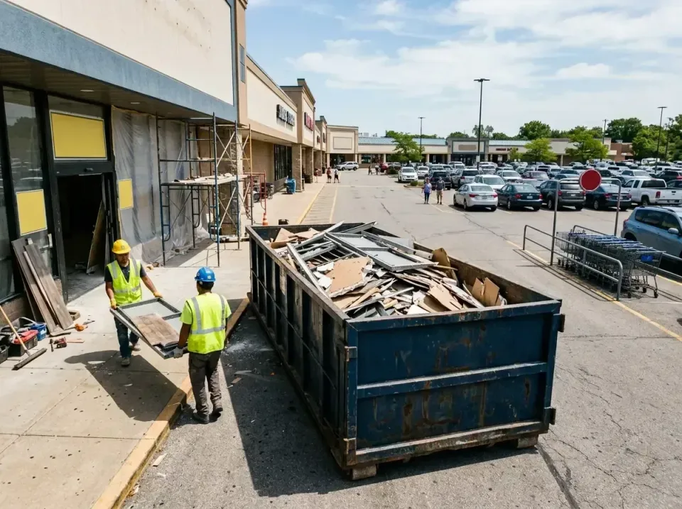 retail-store-renovation-debris-003 — frequently asked questions, Roll-off Dumpster Rentals in Andover, MN